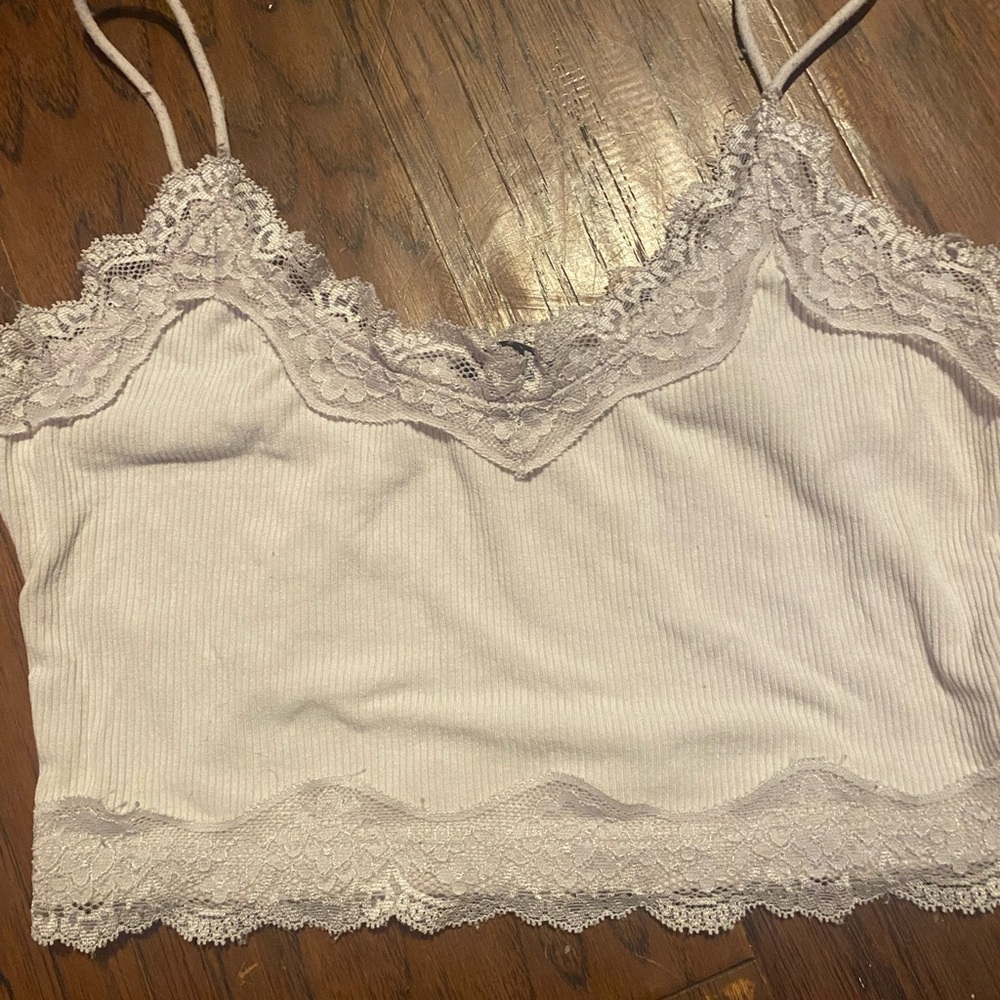 lace crop top
